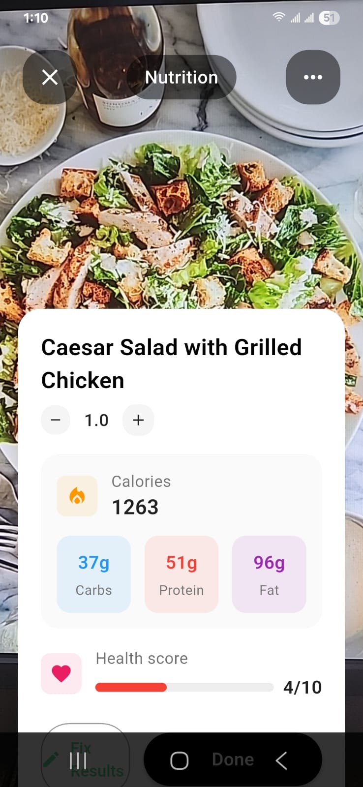 Vitaly AI App Screenshot